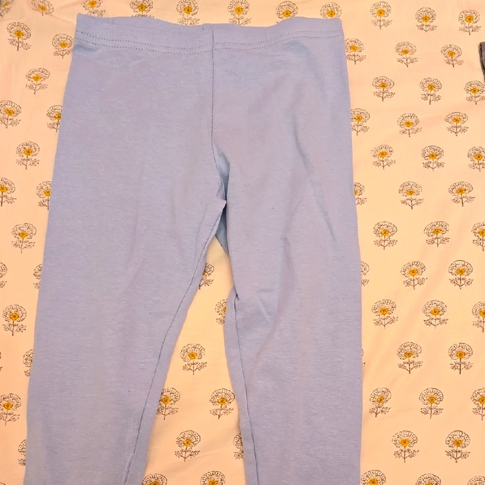 Primark Blue Leggings with Elastic Waistband and Full-Length Fit